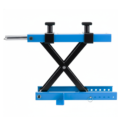 1100 lb Motorcycle Center Scissor Lift Jack, Crank Stand, 3.7-15.7 in