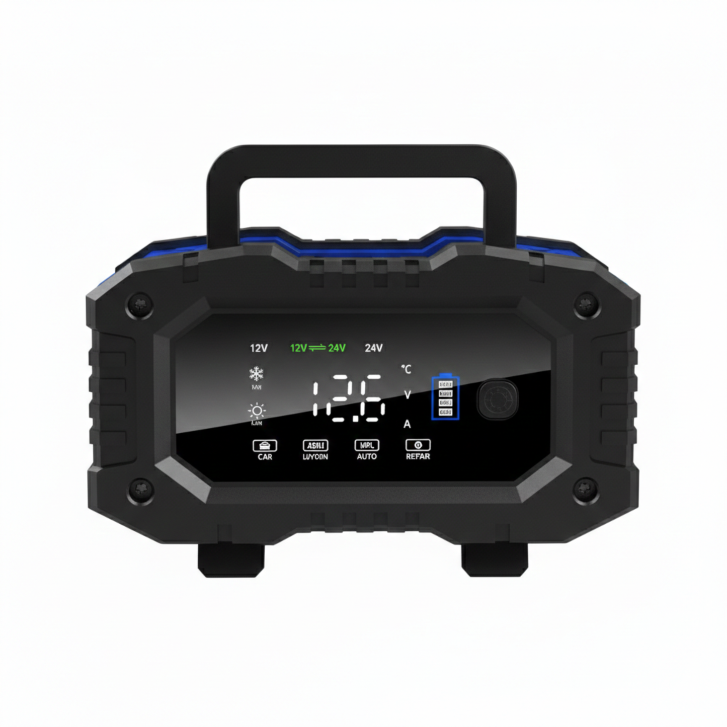 12V 24V Automatic Battery Charger 20A/10A with LCD Display, AC Powered