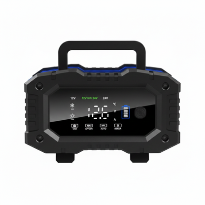 12V 24V Automatic Battery Charger 20A/10A with LCD Display, AC Powered