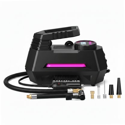 12V Car Tire Inflator 100 PSI Auto Shut-Off Digital Display LED