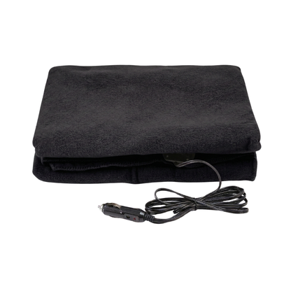 12V Heated Car Blanket Portable Fleece Travel Throw for Vehicles