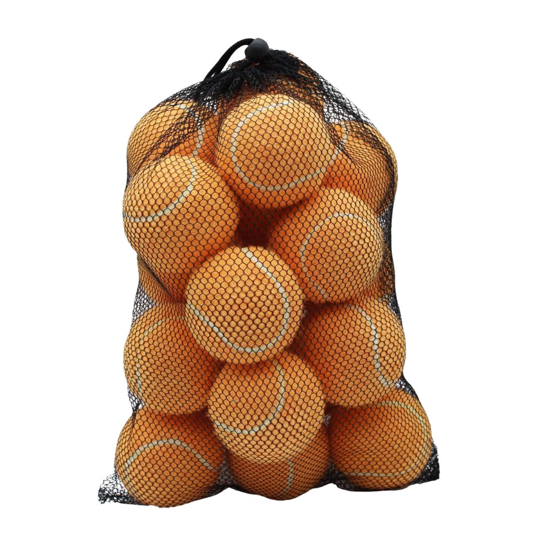 20-Pack Training Tennis Balls with Felt Cover and Reusable Mesh Bag
