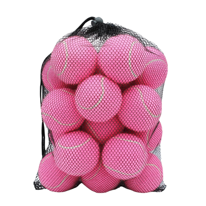 20-Pack Training Tennis Balls with Felt Cover and Reusable Mesh Bag