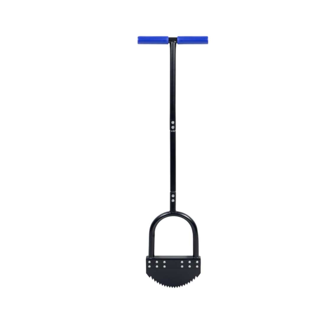 41 Inch Manual Lawn Edger Tool with Spring Steel Blade and Footplate