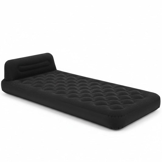 Outdoor Inflatable Mattress with Headrest