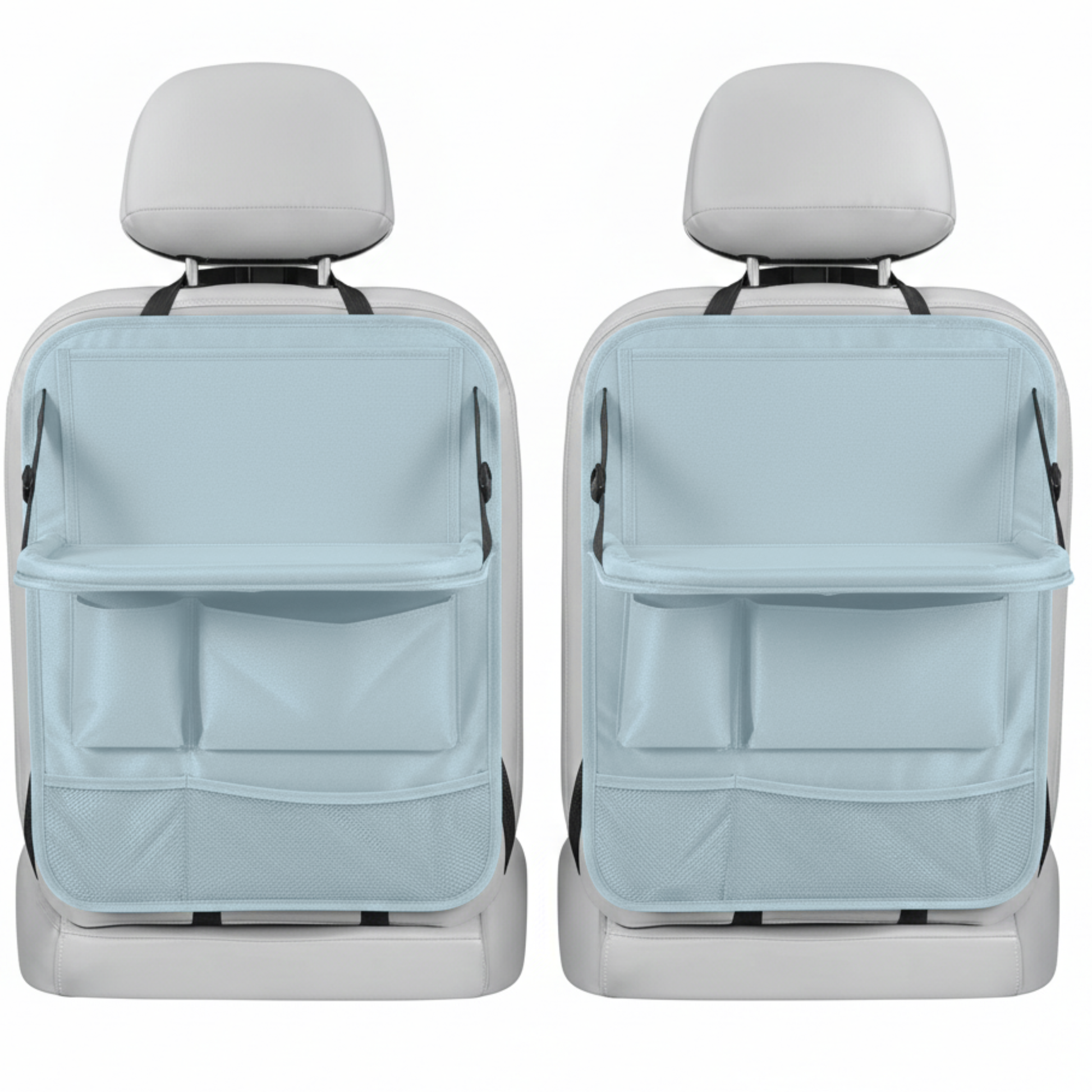 Car Backseat Organizer with Tablet Holder and Storage Pockets
