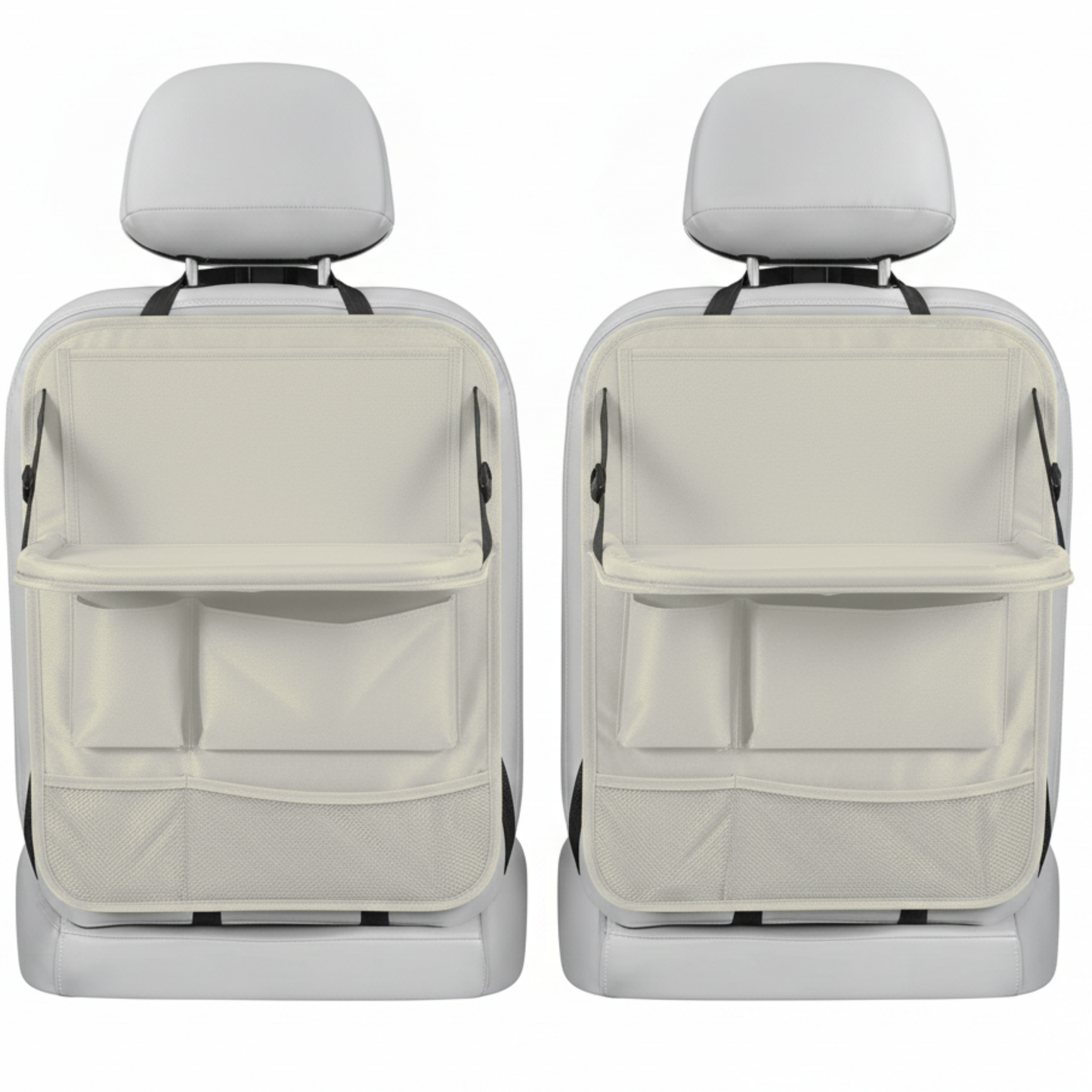 Car Backseat Organizer with Tablet Holder and Storage Pockets
