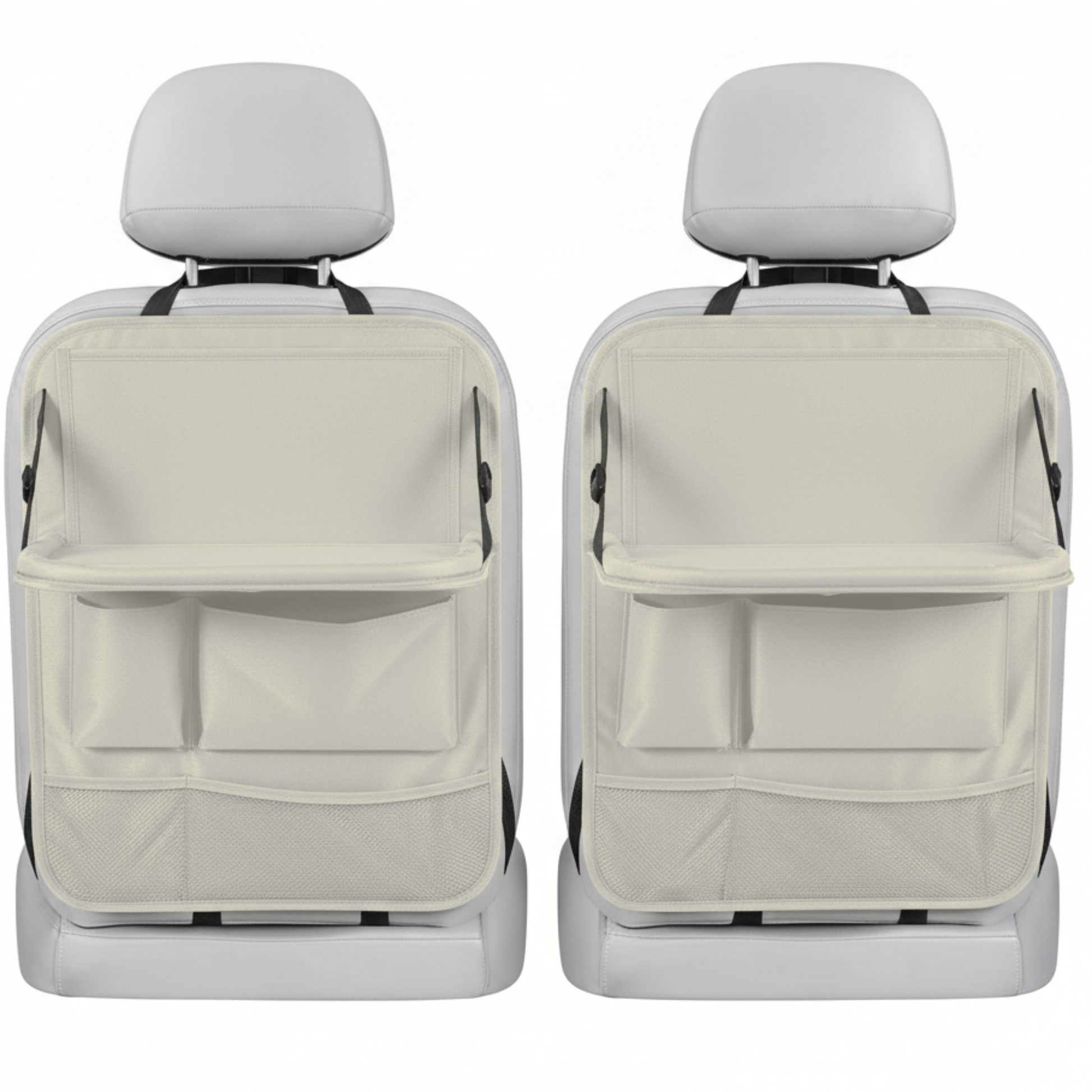 Car Backseat Organizer with Tablet Holder and Storage Pockets
