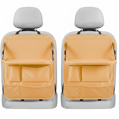 Car Backseat Organizer with Tablet Holder and Storage Pockets