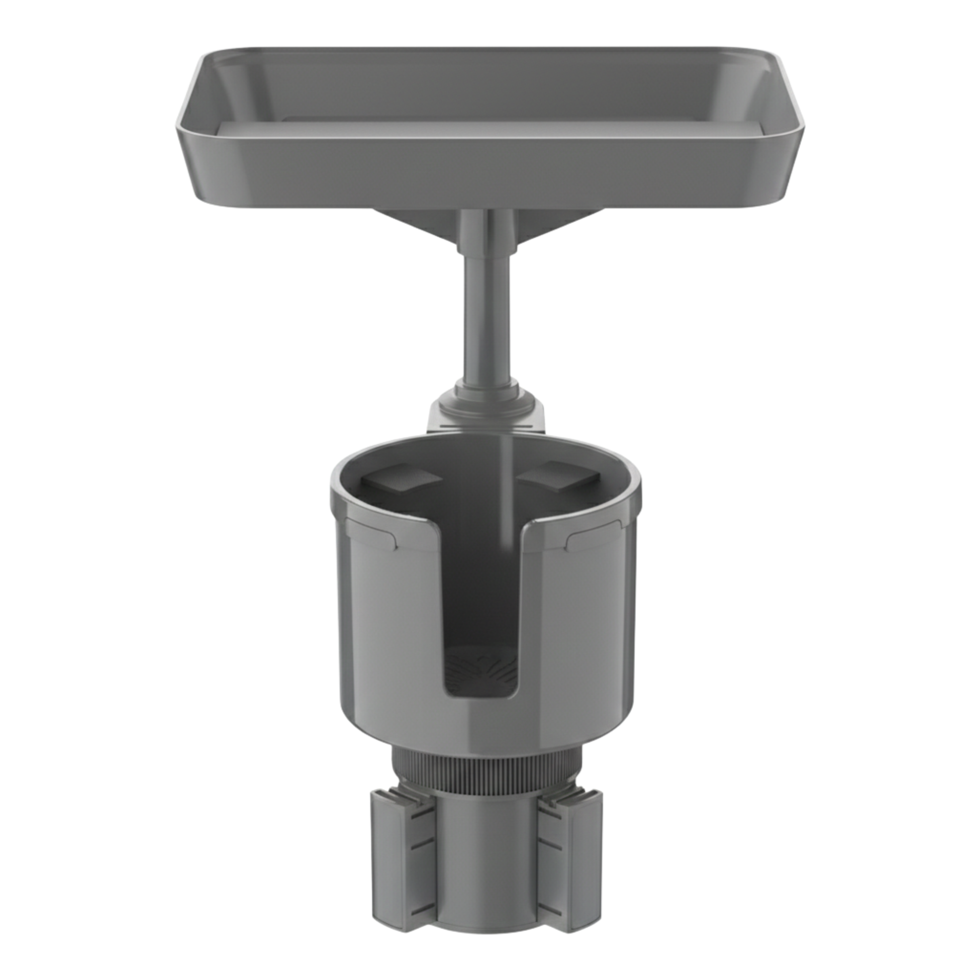 Car Cup Holder Tray with 360° Rotation and Adjustable Expander Base