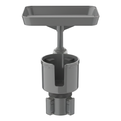Car Cup Holder Tray with 360° Rotation and Adjustable Expander Base