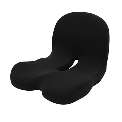 Car Seat Cushion with L-Shaped Memory Foam Insert for Vehicle Seating