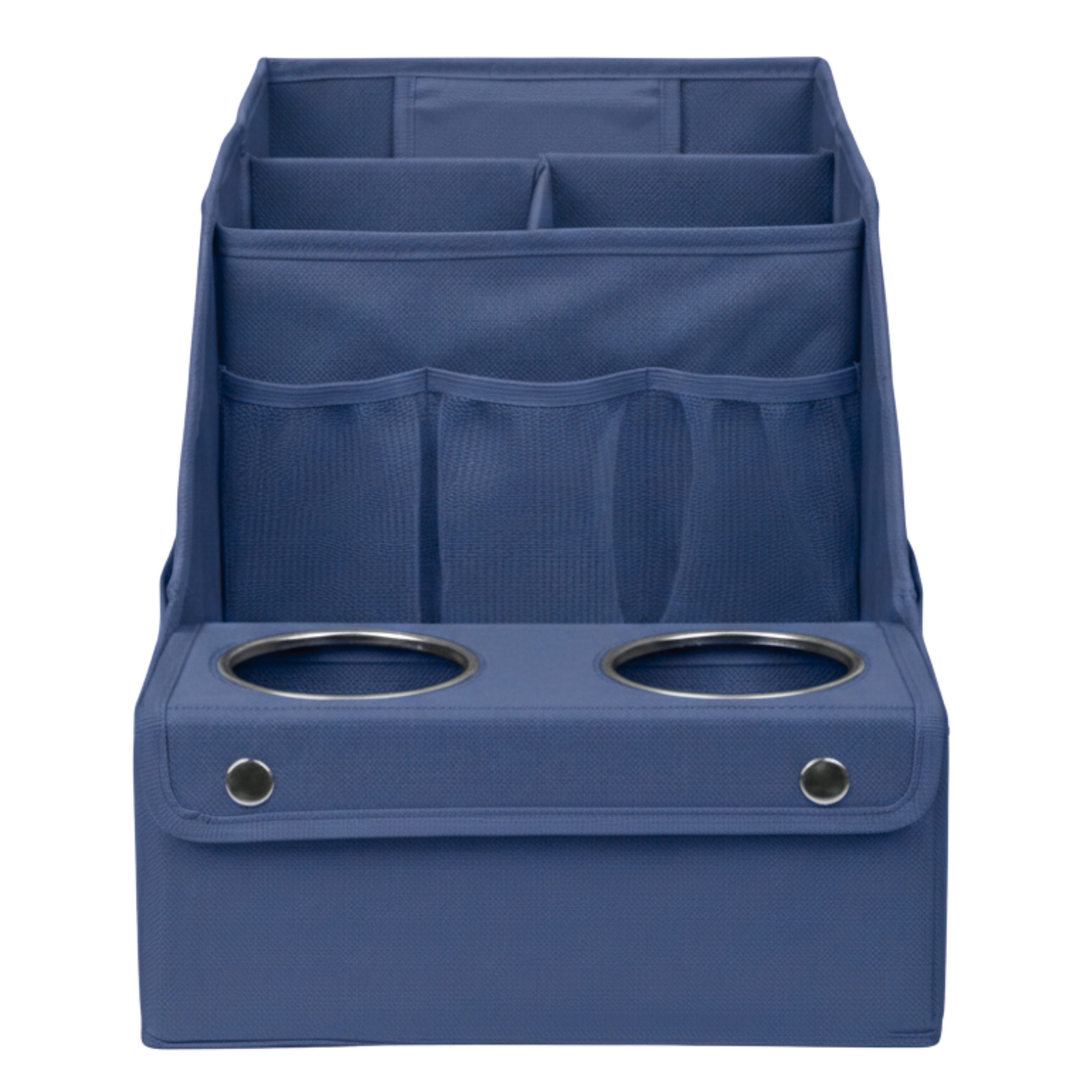 Car Seat Organizer with Storage Compartments & 2 Cup Holders