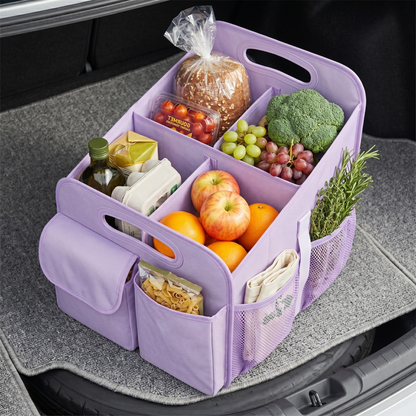 Collapsible Car Trunk Organizer 52L Oxford Cloth Cargo Storage Bin