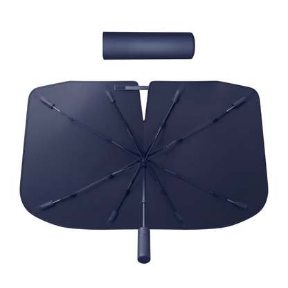 Foldable Car Windshield Sunshade Umbrella with Vinyl Reflective Layer