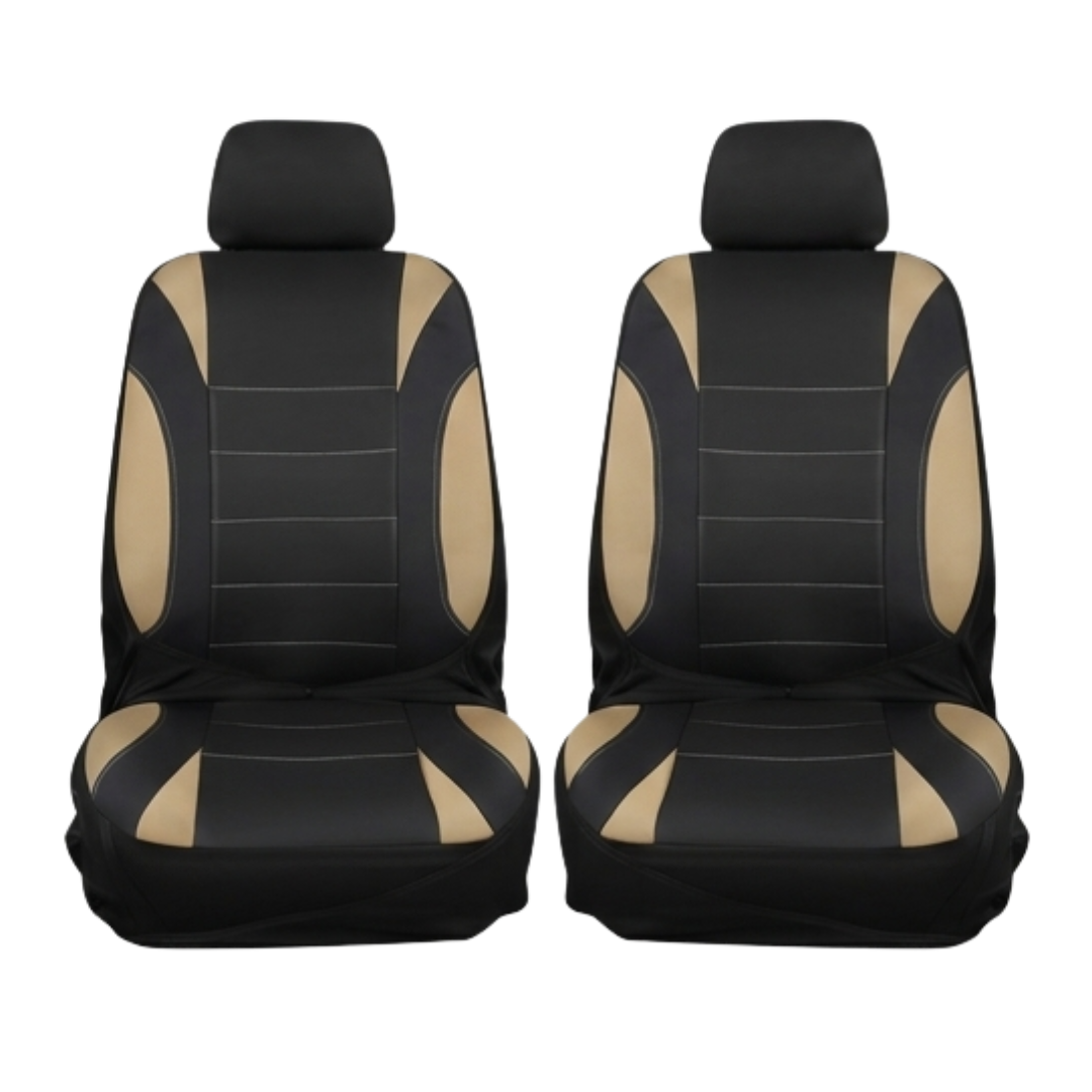 Front Car Seat Covers Neoprene EVA Airbag Compatible Universal