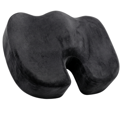 Gel Memory Foam Seat Cushion with U-Shape Cutout and Anti-Slip Base