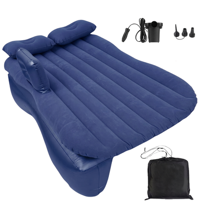 Inflatable Car Back Seat Air Mattress Bed with 12V Pump for SUV