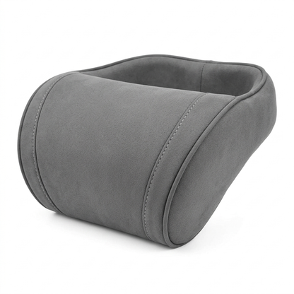 Memory Foam Car Neck Pillow With Removable Leather Cover, Headrest Pad