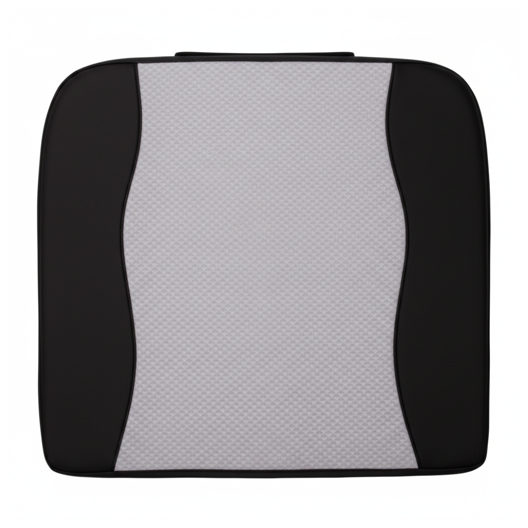 Memory Foam Car Seat Cushion with Anti-Slip Base, 18 x 17 in
