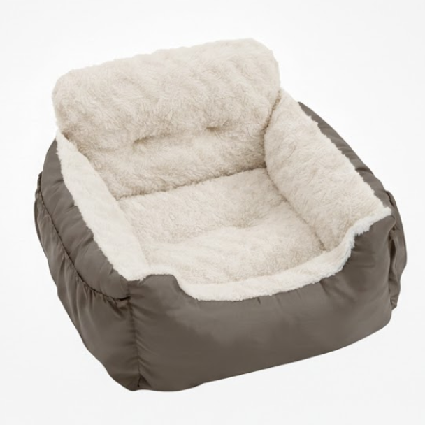 Small Pet Car Seat Booster for Front and Rear Seats 25 lb Capacity