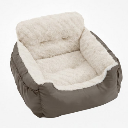 Small Pet Car Seat Booster for Front and Rear Seats 25 lb Capacity
