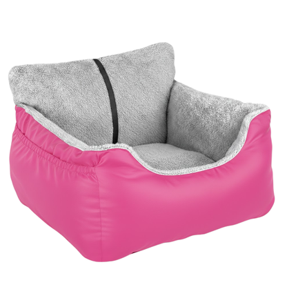 Small Pet Car Seat Booster for Front and Rear Vehicle Seats 25 lb