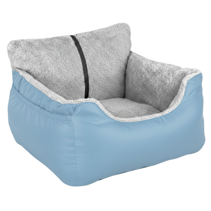Small Pet Car Seat Booster for Front and Rear Vehicle Seats 25 lb