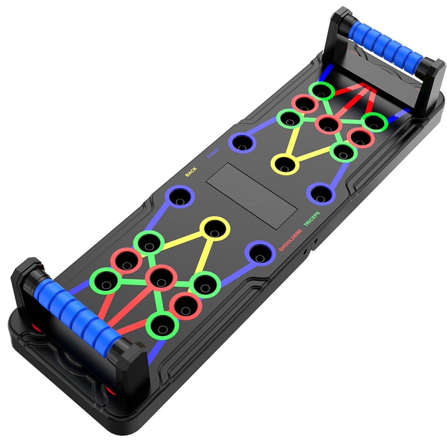 Solid Push Up Color-Coded Board Multi-Angle Home Training System