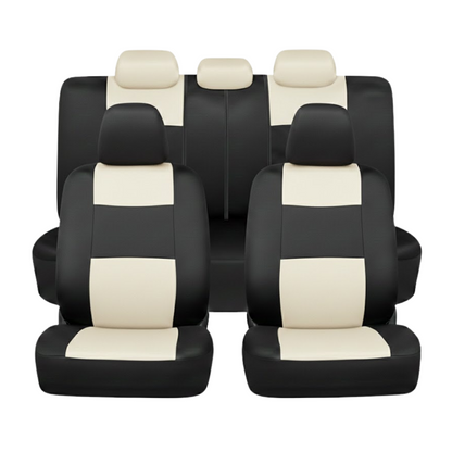 Universal Car Seat Cover Set for Front and Rear Split Bench Seats