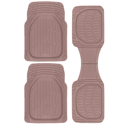 Universal Trim-to-Fit Deep Dish Rubber Floor Mats for Vehicles