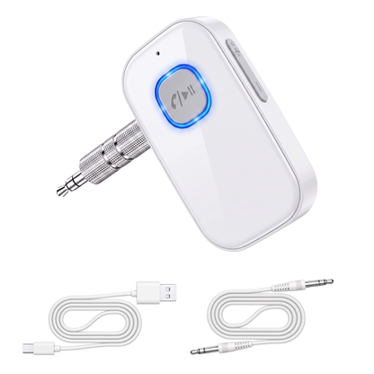 Wireless AUX Bluetooth Receiver for Car Stereo and Audio Systems