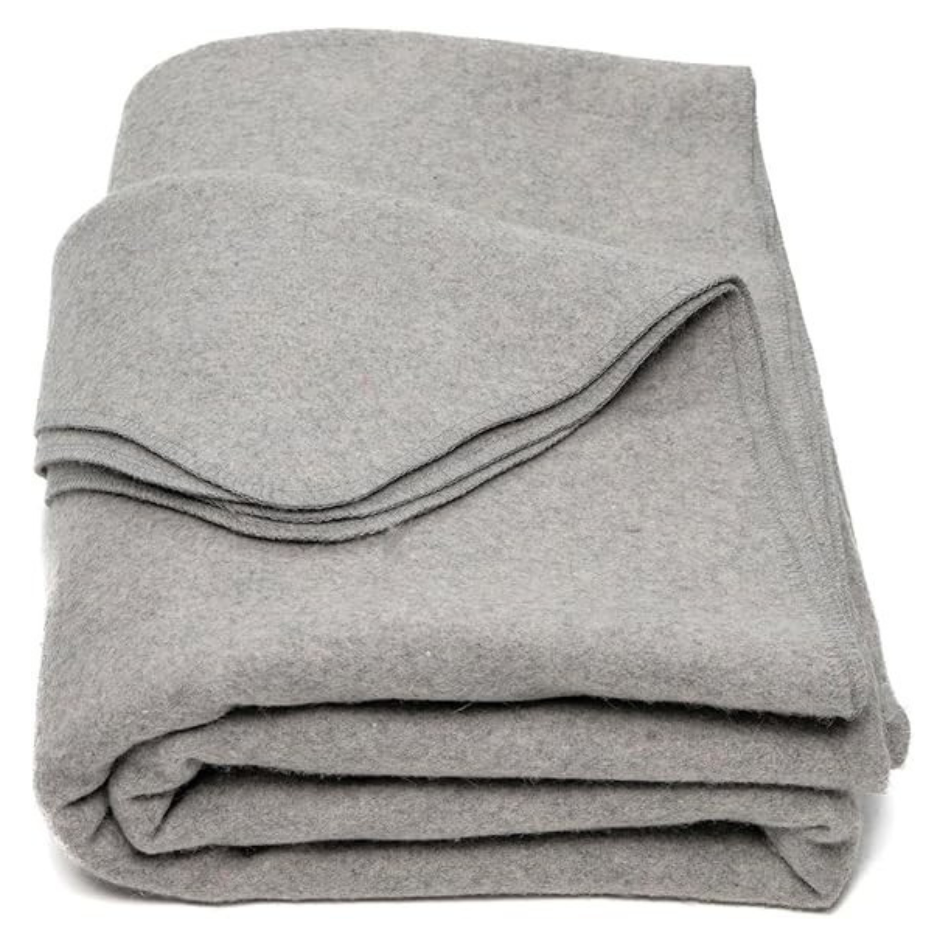 Wool Blend Blanket 64x88 inch for Camping, Travel, and Gear Kits